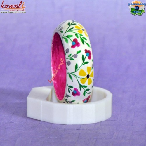 Hand painted deals wooden bangles